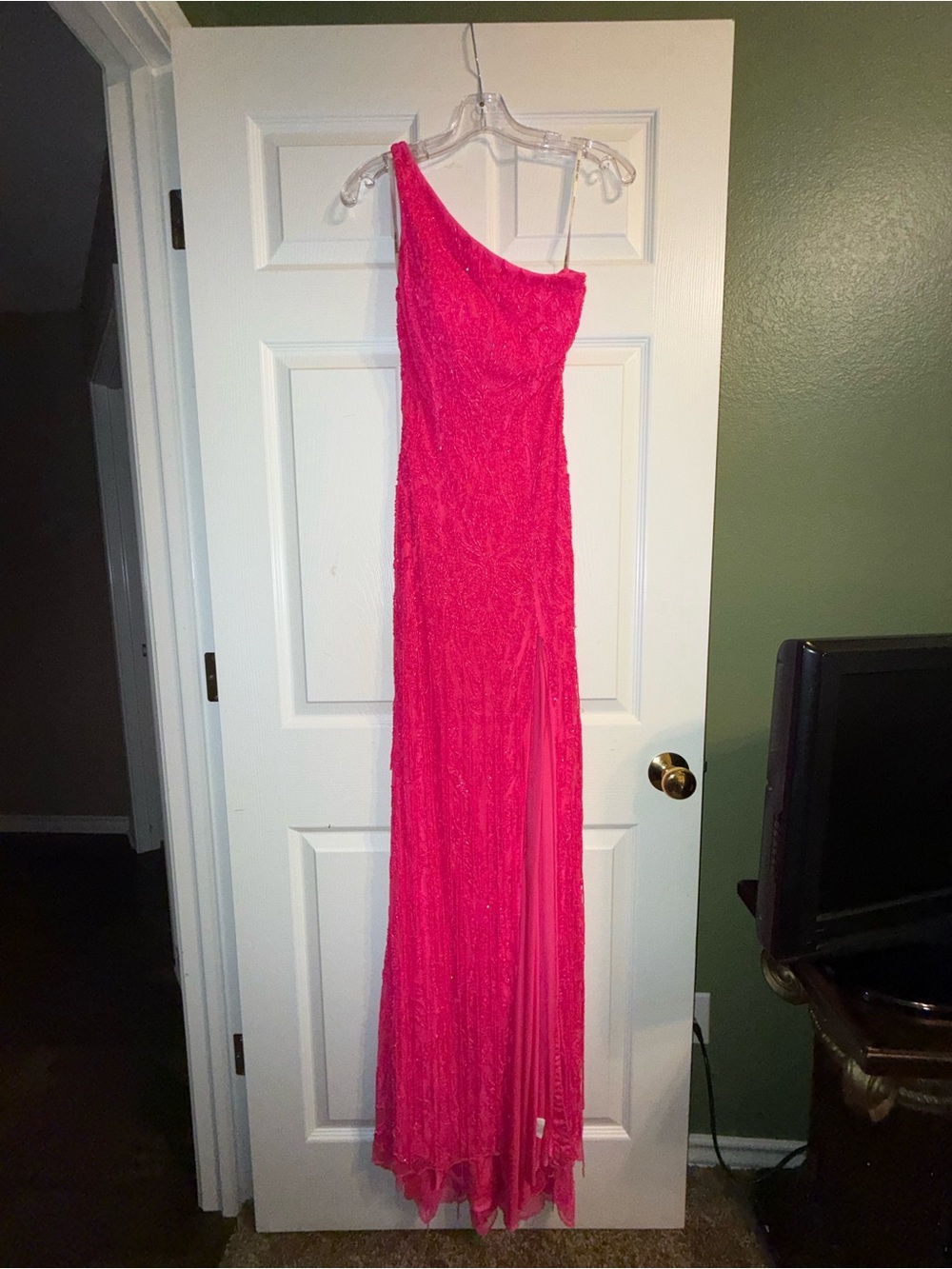 Sherri Hill 54896 - Neon Pink
